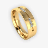 Men's Diamond Band Wedding Ring DW14