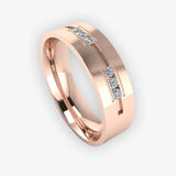 Men's Diamond Band Wedding Ring DW14