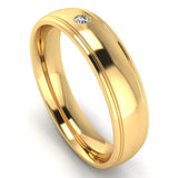 Men's Diamond Band 0.03ct Wedding Ring DW1 HEERA DIAMONDS