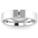 Men's Diamond Band 0.05ct Wedding Ring DW2 HEERA DIAMONDS