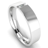 Men's Diamond Band 0.05ct Wedding Ring DW2 HEERA DIAMONDS