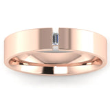 Men's Diamond Band 0.05ct Wedding Ring DW2 HEERA DIAMONDS