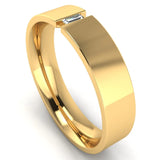 Men's Diamond Band 0.05ct Wedding Ring DW2 HEERA DIAMONDS