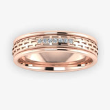 Men's Diamond Band Wedding Ring DW39 Heera Diamonds