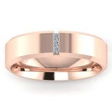 Men's Diamond Band 0.06ct Wedding Ring DW6 Heera Diamonds HEERA DIAMONDS