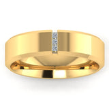 Men's Diamond Band 0.06ct Wedding Ring DW6 Heera Diamonds HEERA DIAMONDS