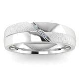 Men's Diamond Band 0.06ct Wedding Ring GR19961 HEERA DIAMONDS