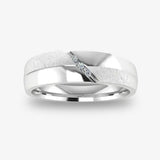 Men's Diamond Band 0.06ct Wedding Ring GR19961