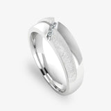 Men's Diamond Band 0.06ct Wedding Ring GR19961