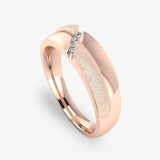 Men's Diamond Band 0.06ct Wedding Ring GR19961