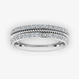 Men's Diamond Band 0.08ct Wedding Ring DW47 Heera Diamonds