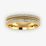 Men's Diamond Band 0.08ct Wedding Ring DW47 Heera Diamonds