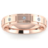 Men's Diamond Band 0.15ct Wedding Ring DW20 HEERA DIAMONDS