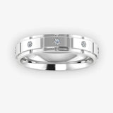 Men's Diamond Band Wedding Ring DW20