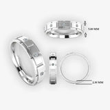 Men's Diamond Band Wedding Ring DW20