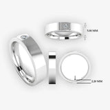 Men's Diamond Wedding Ring DW3 Heera Diamonds