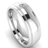 Men's Diamond Band 0.1ct Wedding Ring DW8 Heera Daimonds HEERA DIAMONDS