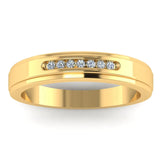 Men's Diamond Band 0.1ct Wedding Ring GR19964 HEERA DIAMONDS