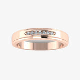 Men's Diamond Band 0.1ct Wedding Ring GR19964