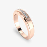 Men's Diamond Band 0.1ct Wedding Ring GR19964