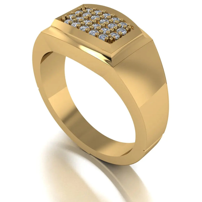 Men's Diamond Band 0.25ct Lab Grown Wedding Ring GR20001 HEERA DIAMONDS