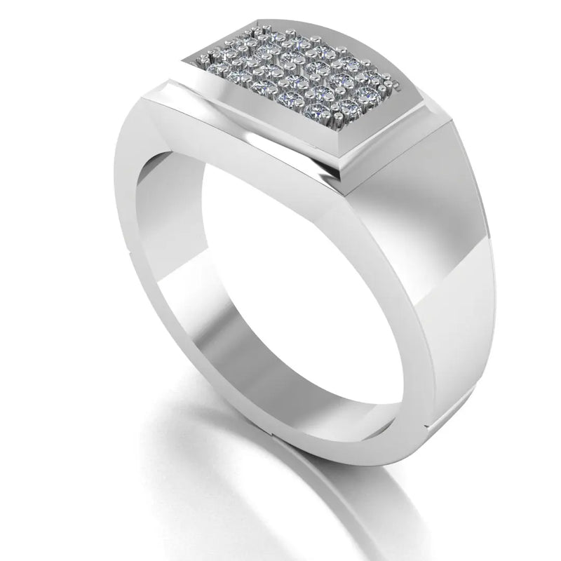 Men's Diamond Band 0.25ct Lab Grown Wedding Ring GR20001 HEERA DIAMONDS