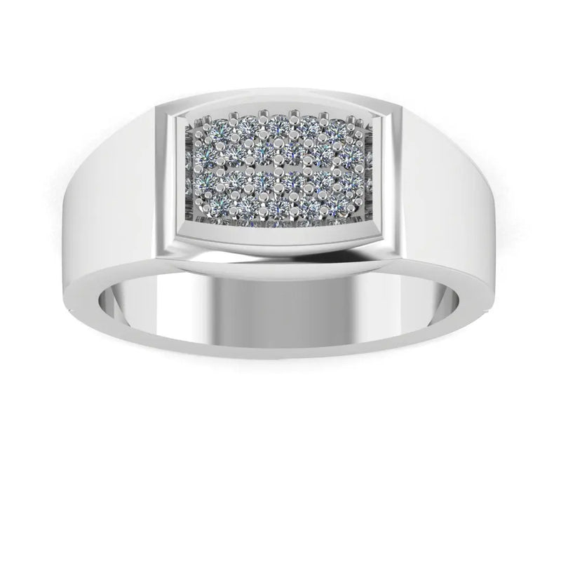 Men's Diamond Band 0.25ct Lab Grown Wedding Ring GR20001 HEERA DIAMONDS