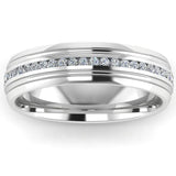 Men's Diamond Band 0.25ct Wedding Ring DW37 Heera Diamonds HEERA DIAMONDS