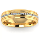 Men's Diamond Band 0.25ct Wedding Ring DW37 Heera Diamonds HEERA DIAMONDS