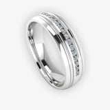 Men's Diamond Band Wedding Ring DW37 Heera Diamonds