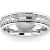 Men's Diamond Band 0.25ct Wedding Ring DW38 Heera Diamonds HEERA DIAMONDS