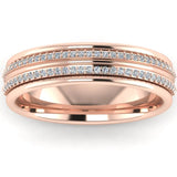 Men's Diamond Band 0.25ct Wedding Ring DW38 Heera Diamonds HEERA DIAMONDS