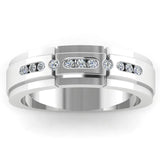 Men's Diamond Band 0.25ct Wedding Ring GR19965 HEERA DIAMONDS