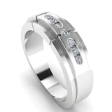 Men's Diamond Band 0.25ct Wedding Ring GR19965 HEERA DIAMONDS