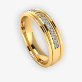 Men's Diamond Wedding Ring DW29 Heera Diamonds
