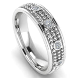 Men's Diamond Band 0.2ct Wedding Ring DW33 Heera Diamonds HEERA DIAMONDS