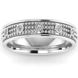 Men's Diamond Band 0.2ct Wedding Ring DW33 Heera Diamonds HEERA DIAMONDS