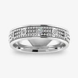 Men's Diamond Band 0.2ct Wedding Ring DW33 Heera Diamonds