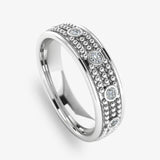 Men's Diamond Band 0.2ct Wedding Ring DW33 Heera Diamonds