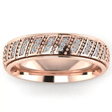 Men's Diamond Band 0.2ct Wedding Ring DW44 Heera Diamonds HEERA DIAMONDS
