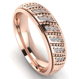 Men's Diamond Band 0.2ct Wedding Ring DW44 Heera Diamonds HEERA DIAMONDS