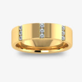 Men's Diamond Band 0.2ct Wedding Ring DW52