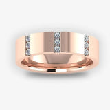 Men's Diamond Band 0.2ct Wedding Ring DW52