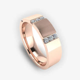 Men's Diamond Band 0.2ct Wedding Ring DW52