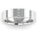 Men's Diamond Band 0.2ct Wedding Ring DW52 Heera Diamonds HEERA DIAMONDS
