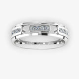 Men's Diamond Band Wedding Ring DW22