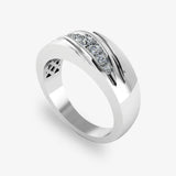 Men's Diamond Band 0.35ct Wedding Ring GR20082