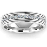 Men's Diamond Band 0.3ct Wedding Ring DW35 Heera Diamonds HEERA DIAMONDS