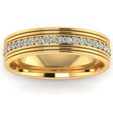 Men's Diamond Band 0.3ct Wedding Ring DW35 Heera Diamonds HEERA DIAMONDS