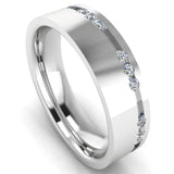 Men's Diamond Band 0.3ct Wedding Ring DW45 Heera Diamonds HEERA DIAMONDS